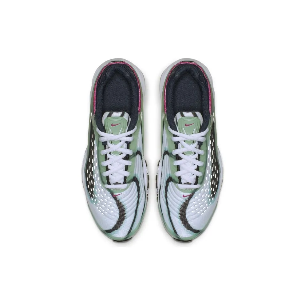 Nike Air Max Deluxe Enamel Green (GS) Enamel Green/Metallic Silver-Obsidian-Black-Deadly Pink-Cobalt Tint (AR0115-301)