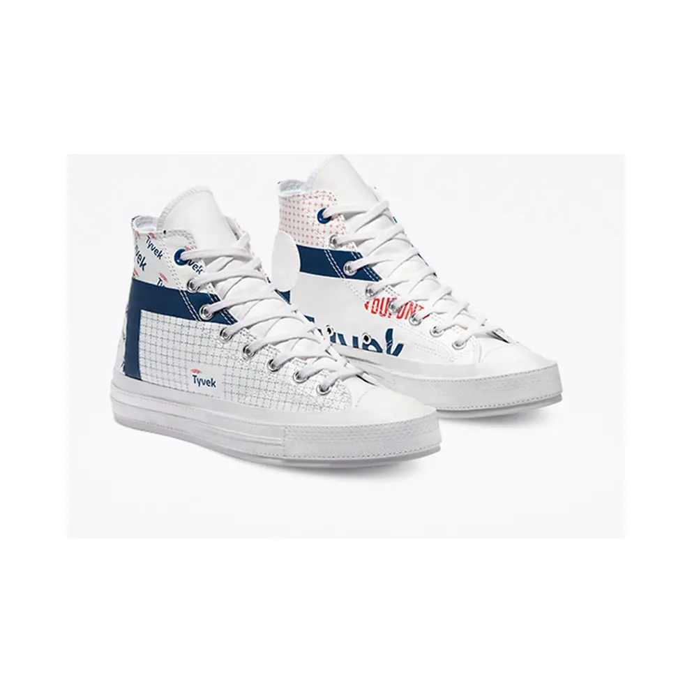 Converse Chuck 70 with Tyvek® High Top White/princess Blue/fiery Red (170061C)