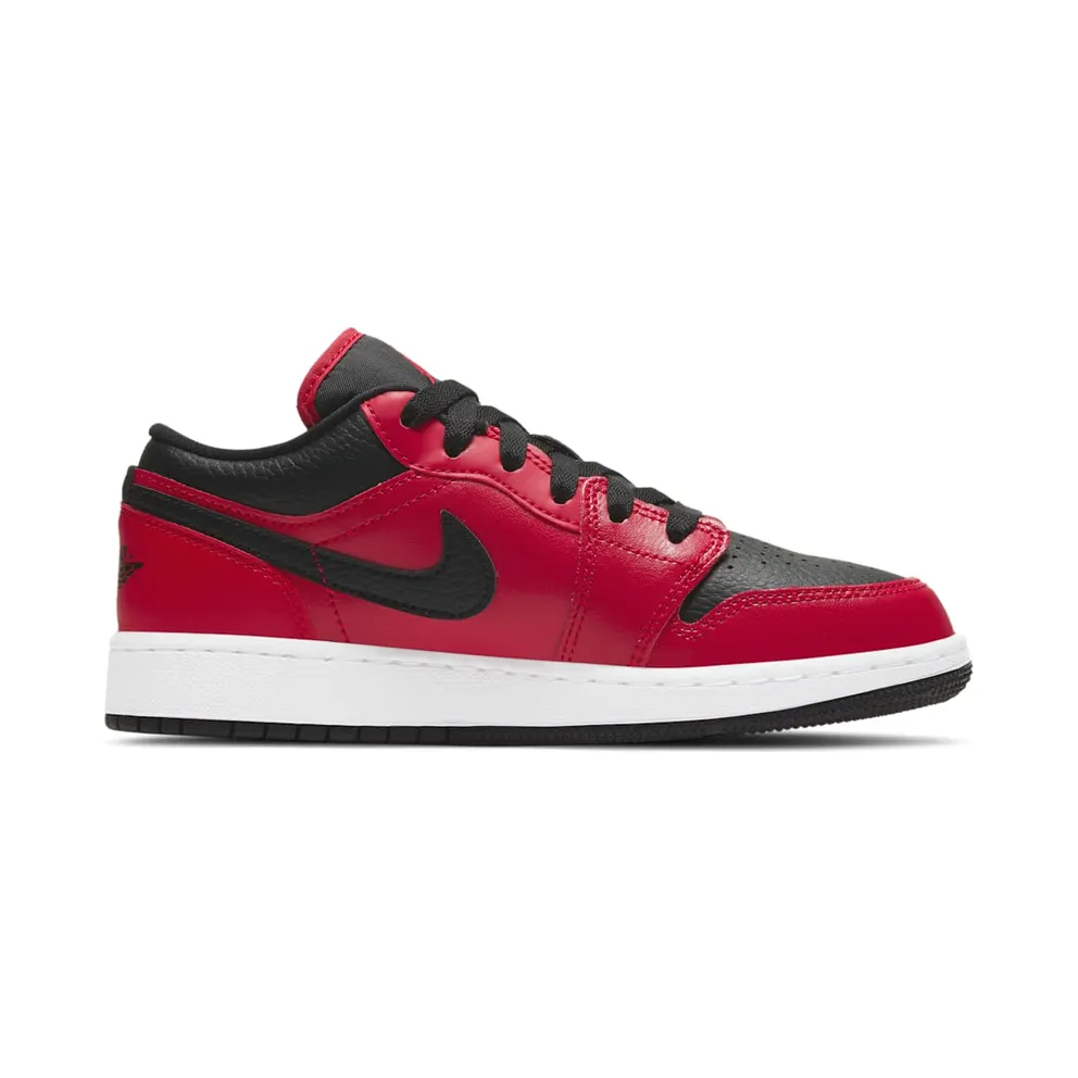 Jordan 1 Low Gym Red Black Pebbled (GS) Gym Red/Black/White (553560-605)
