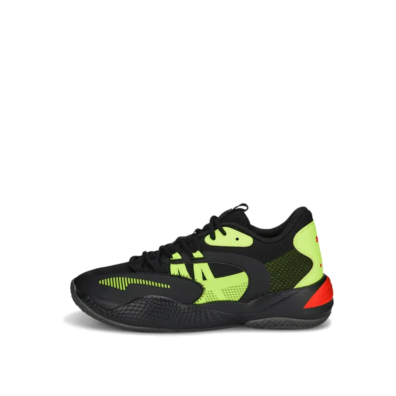 Men’s PUMA Court Rider 2.0 Glow Stick Black/Lime Squeeze (377393-01)