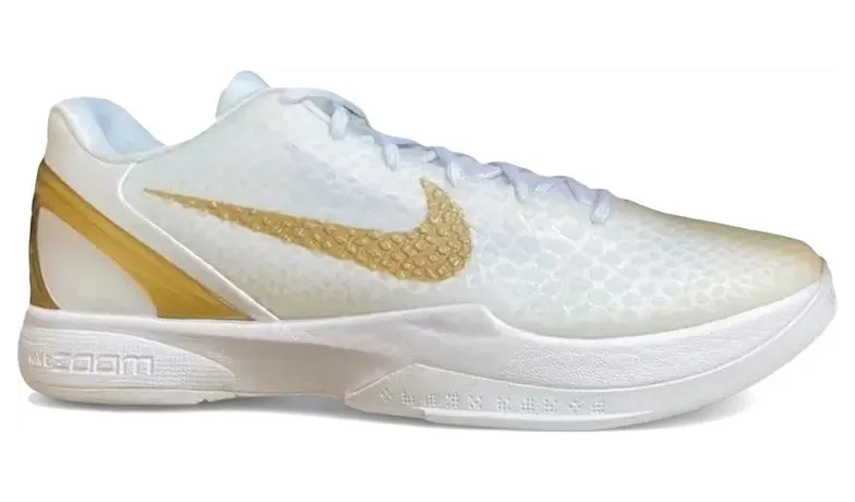 Nike Kobe 6 Protro BHM White Metallic Gold (Sample) (D05079-1098097)