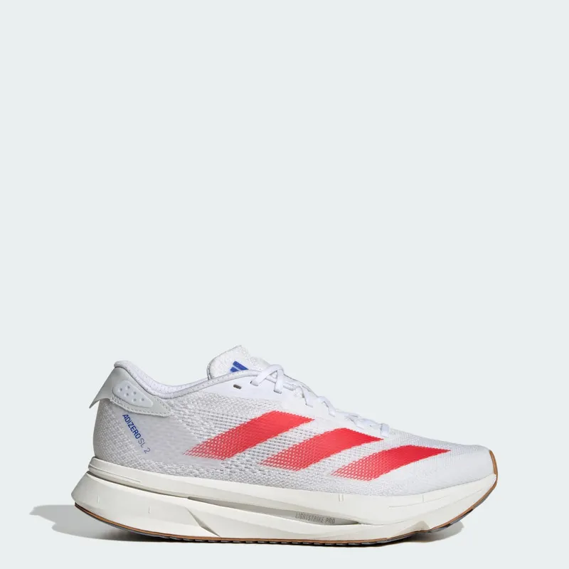 Adidas Adizero SL2 Running Shoes Cloud White / Pure Ruby / Royal Blue (IF9385)