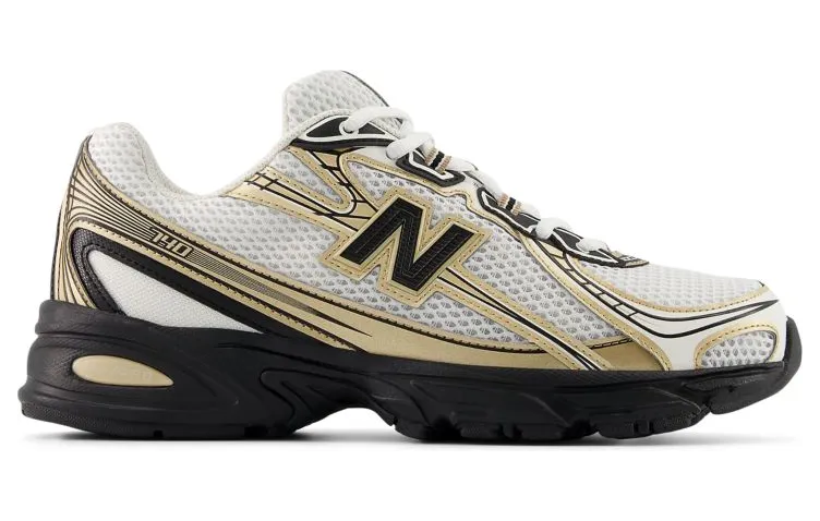New Balance 740v2 “Sea Salt / Black / Gold Metallic” (U740GM2)