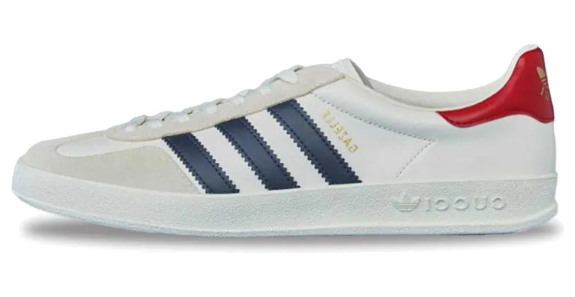 Adidas x Gucci Gazelle White College Royal Red (HQ8849)