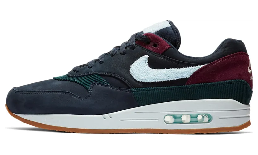 Nike Air Max 1 Dark Obsidian Crepe Sole “Dark Obsidian / Ocean Bliss / Cobalt Tint” (CD7861-400)