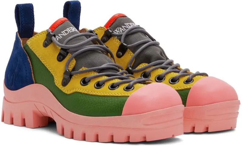JW Anderson Multicolor Hiking 660 PINK (ANW38002A 15054)