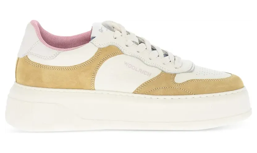 Woolrich hammered-leather suede “White” (CMWFFO1512FRUWF205W2400)