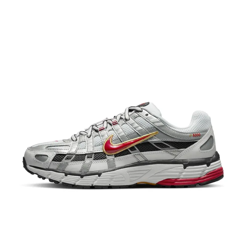 Nike P-6000 White Gold Red (W) White/Metallic Gold-Varsity Red-Metallic Silver-Black (BV1021-101)