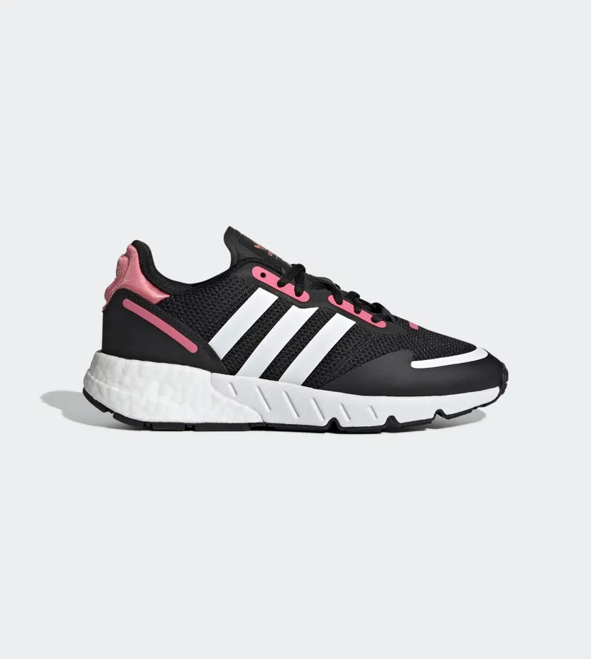 adidas ZX 1K Boost Core Black / Cloud White / Hazy Rose (FX6872)