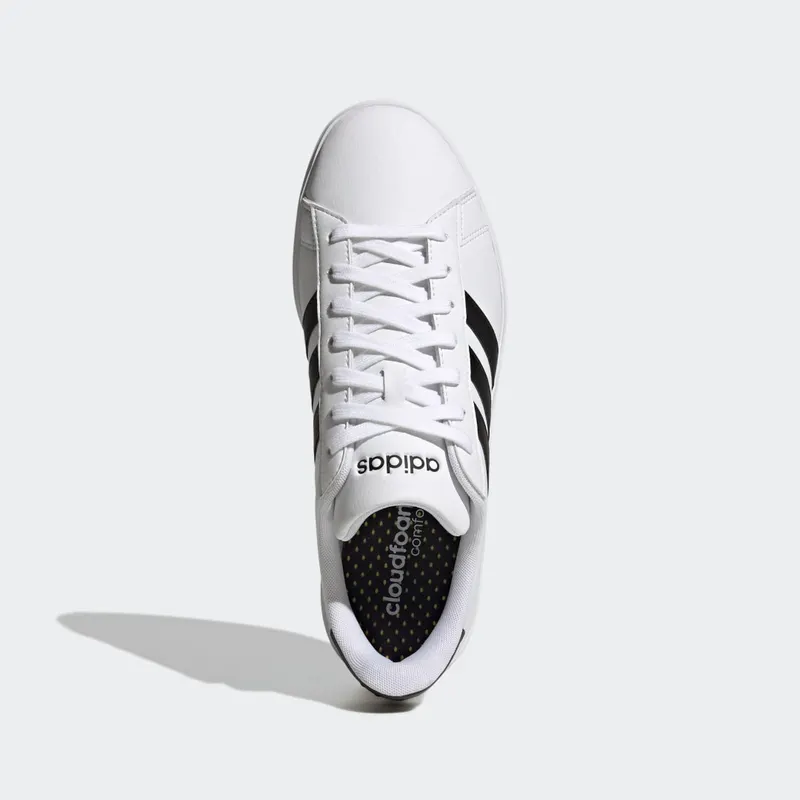 Adidas Grand Court Cloudfoam Lifestyle Court Comfort Cloud White / Core Black / Cloud White (GW9195)