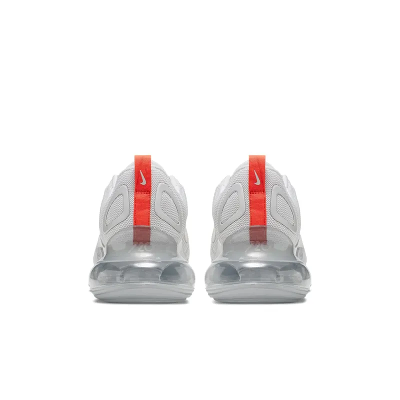 Nike Air Max 720 Pure Platinum Red Heel “Pure Platinum / Metallic Silver / Team Orange” (CD7626-002)