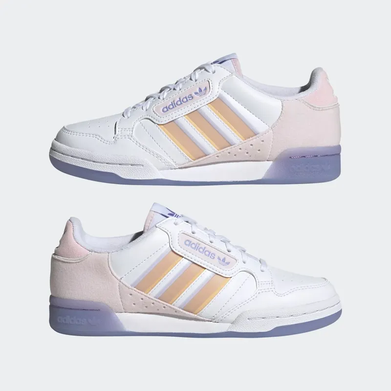 Adidas Continental 80 Stripes Cloud White / Pulse Amber / Semi Mint Rush (GY8138)