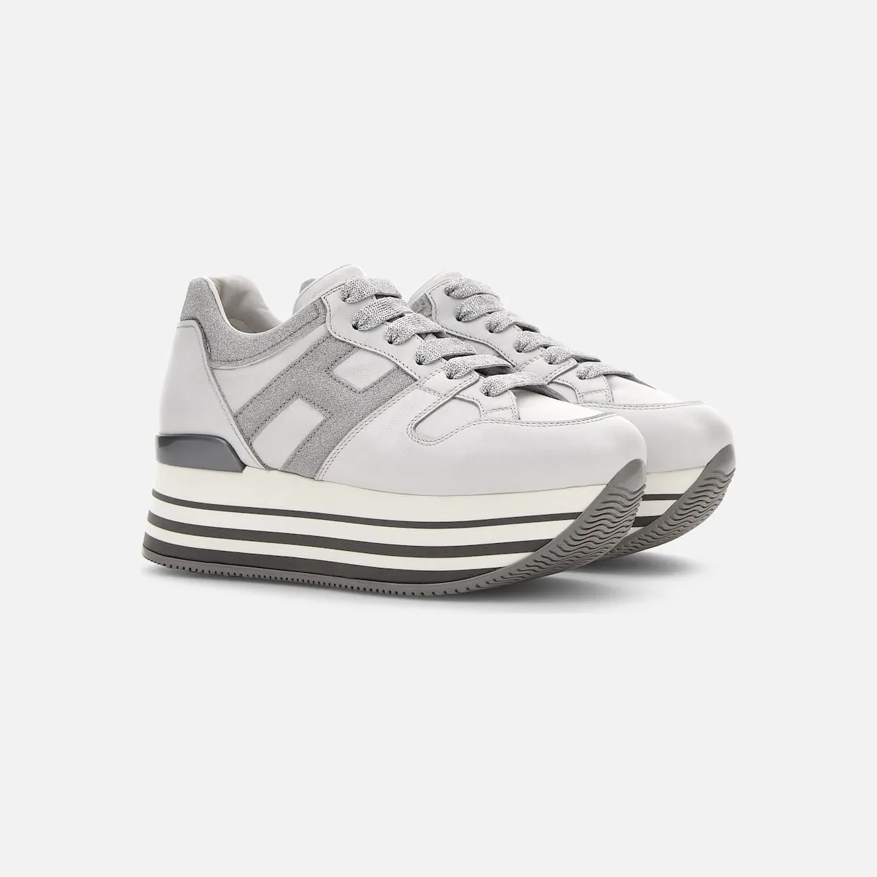Hogan Maxi H222 Silver White (HXW2830T54LKNF0351)