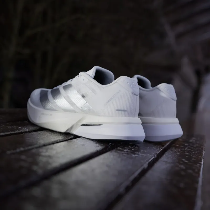 adidas Adizero Boston 13 Cloud White Matte Silver Dash Grey (JS4948)