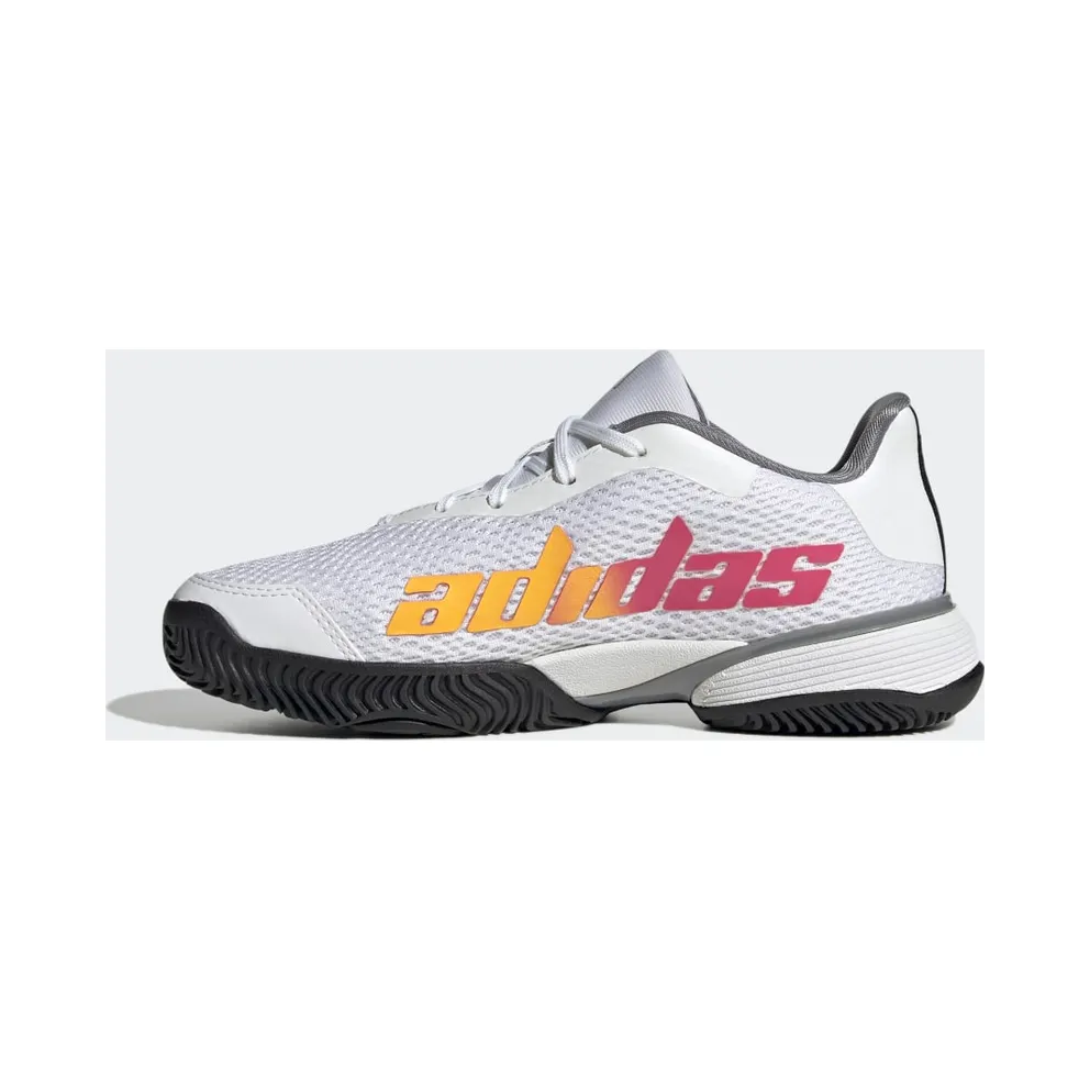 adidas Barricade Tennis Shoes Cloud White / Solar Gold / Lucid Fuchsia (HP9697)