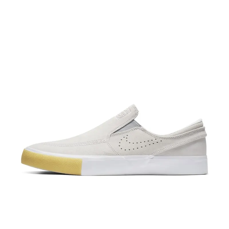 Nike SB Zoom Stefan Janoski Slip RM SE White White Vast Grey Gum Yellow White (CD6613-100)