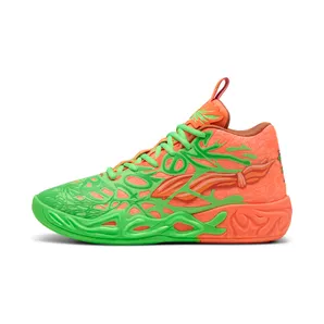 Puma HOOPS x TMNT MB.04 LM “Fluro Green Pes / Puma Green / Bright Aqua / Orange Glow” (311307_01)