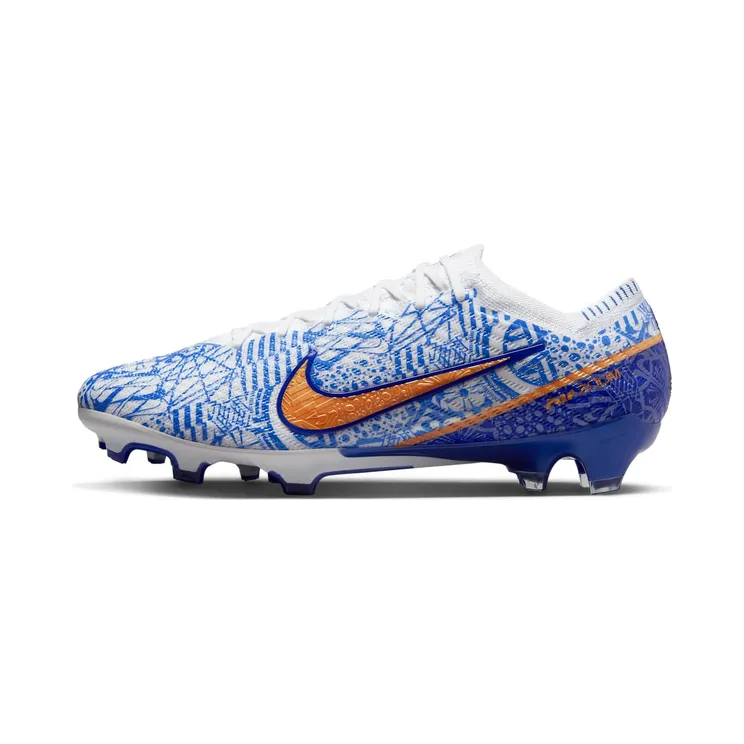 Nike Zoom Mercurial Vapor 15 Elite FG Pro CR7 Azulejo “White / Concord / Medium Blue / Metallic Copper” (DQ5299-182)