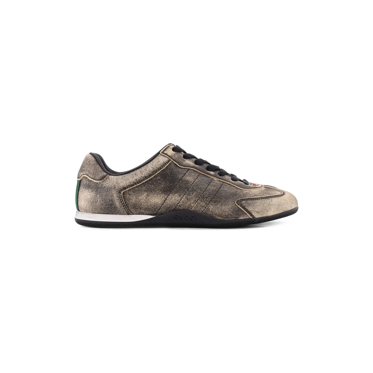 Gucci Distressed Web-stripe “Brown” (857016 AAF0E 1086)