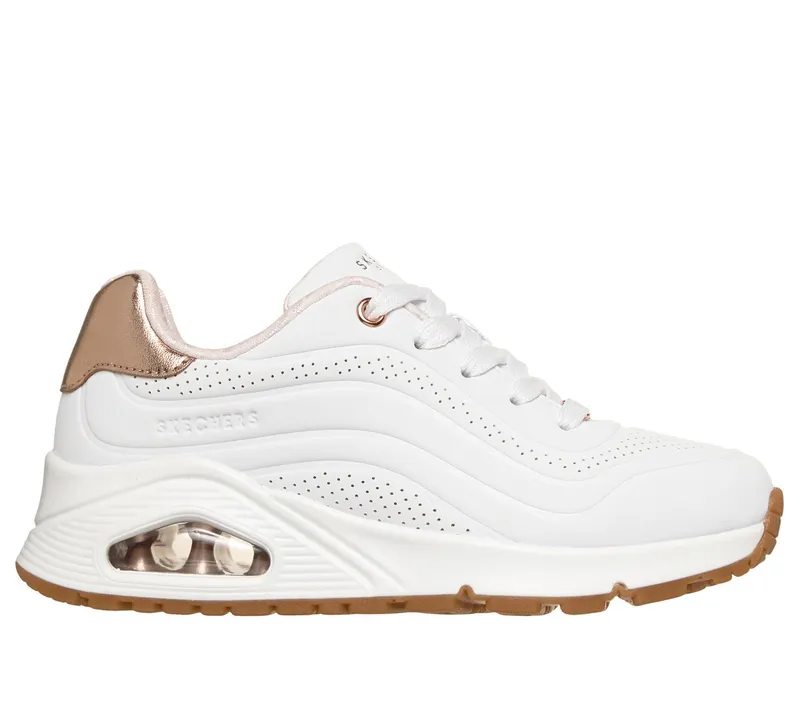 Skechers UNO Gen1 – Shimmer Wave Sneaker White
