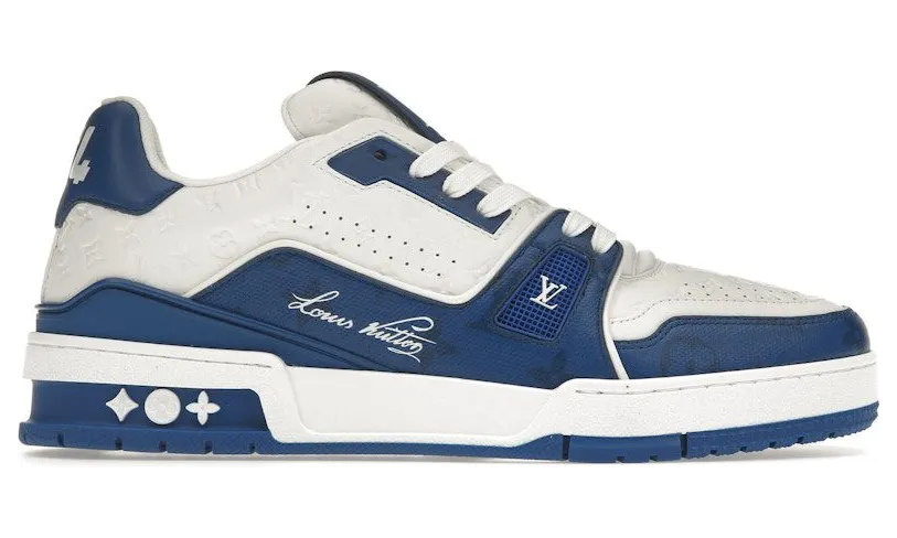 Louis Vuitton Trainer #54 Signature Blue White (1AANEZ)
