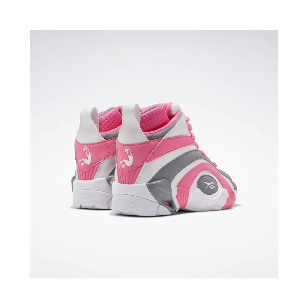 Reebok Shaqnosis Solar Pink White/Solar Pink-Skull Grey (Other Brands Reebok)
