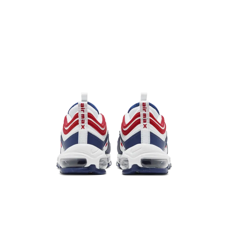 Nike Air Max 97 White Red Royal (GS) White/University Red-Game Royal (CW5856-100)