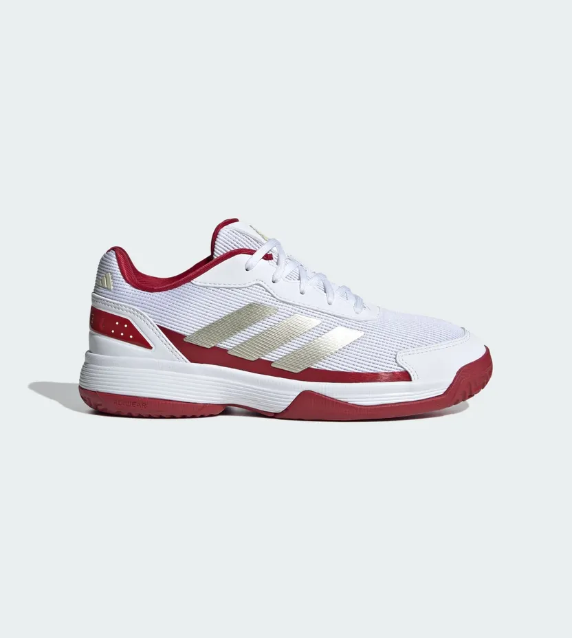 Adidas Crazyquick Kids Padel Cloud White / Ice Gold Met. / Cloud White (JQ9274)