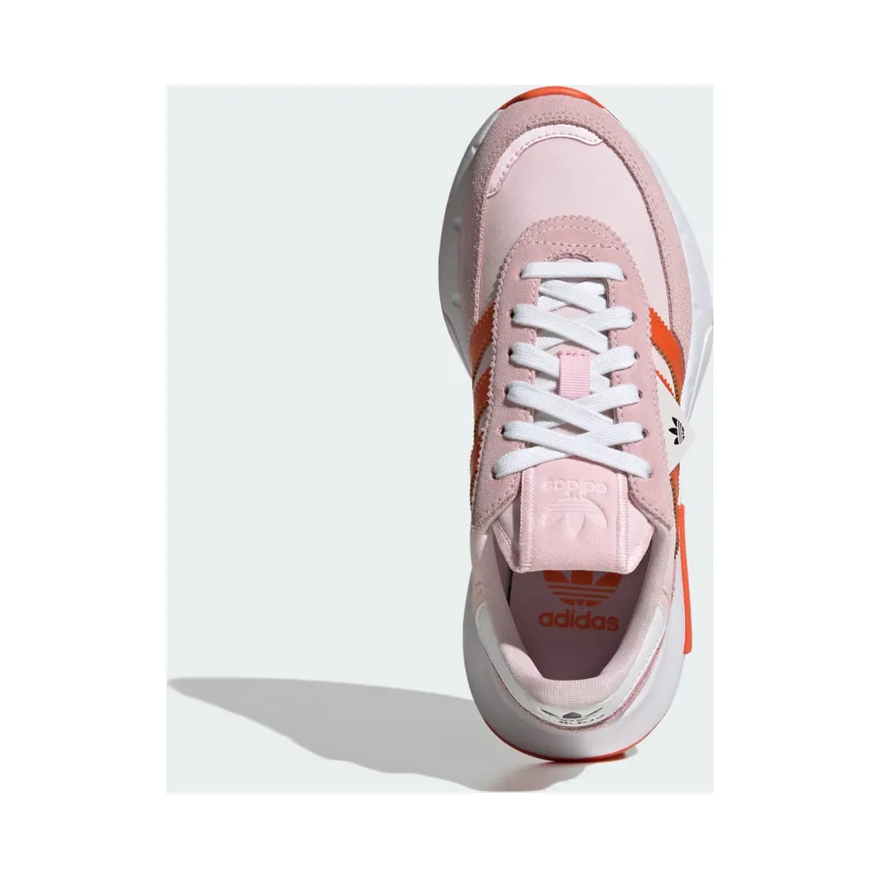 Adidas Retropy F2 Shoes Kids Clear Pink / Orange / Cloud White (IG9899)