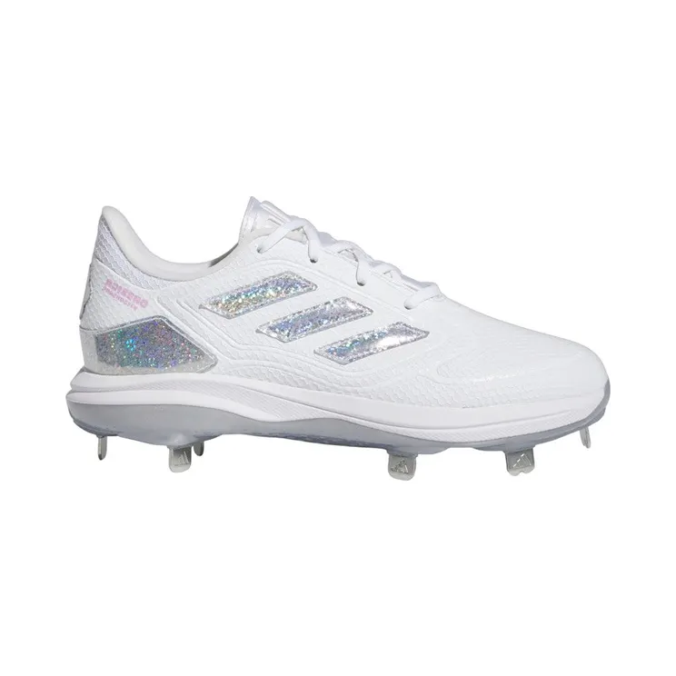 adidas Adizero Purehustle 3 Sis Bates Cloud White Silver Metallic Team Solar Yellow (ID1664)