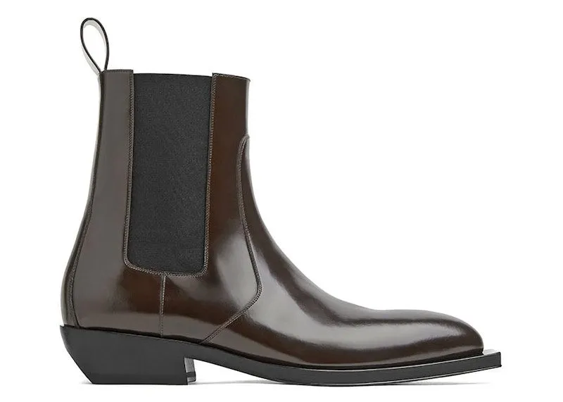 Bottega Veneta Pointed Toe Chelsea Boot Brown (667085V10T02113)