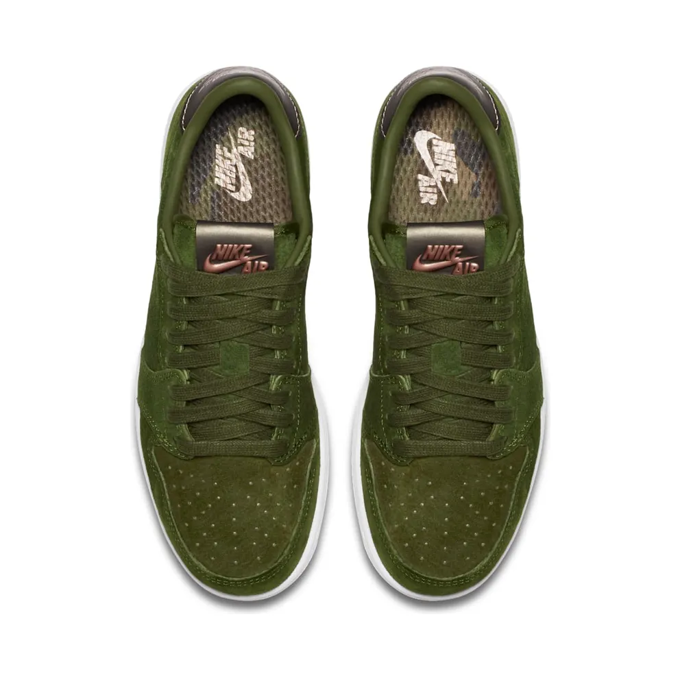 Jordan 1 Retro Low NS Legion Green (GS) Legion Green/Metallic Red Bronze-White (919705-330)