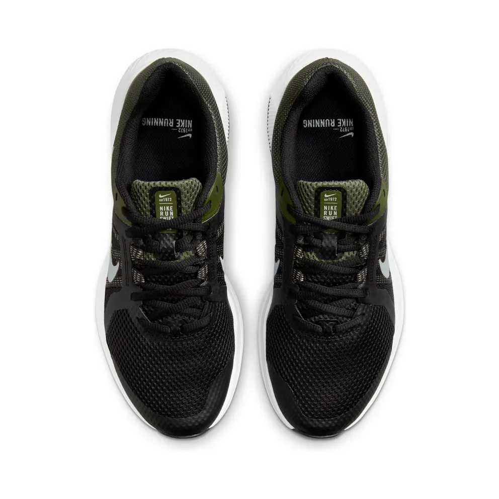 Nike Run Swift 2 Black Cargo Khaki (CU3517-007)