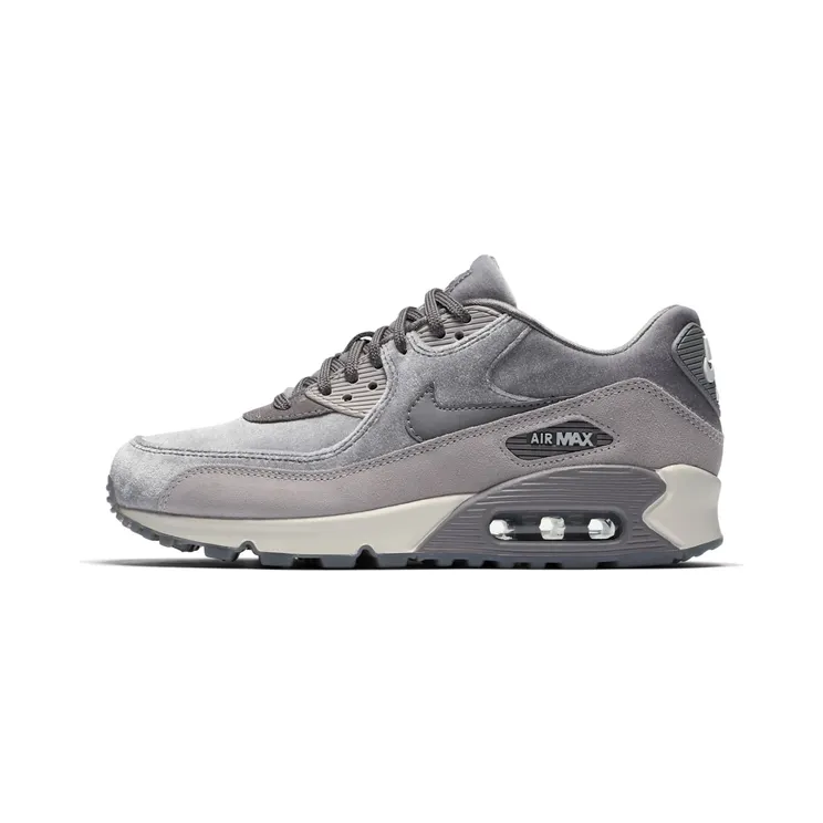 Nike Air Max 90 Velvet Gunsmoke (W) “Gunsmoke / Atmosphere Grey / Summit White” (898512-007)