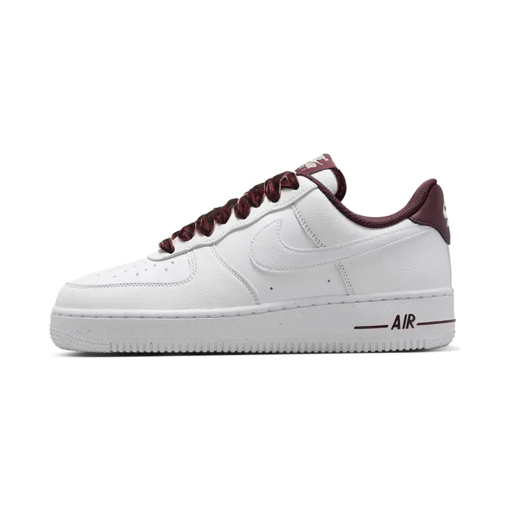 Nike Air Force 1 Low ’07 Vintage “Burgundy Crush / Pale Ivory / Metallic Silver / White” (HV4403-600)