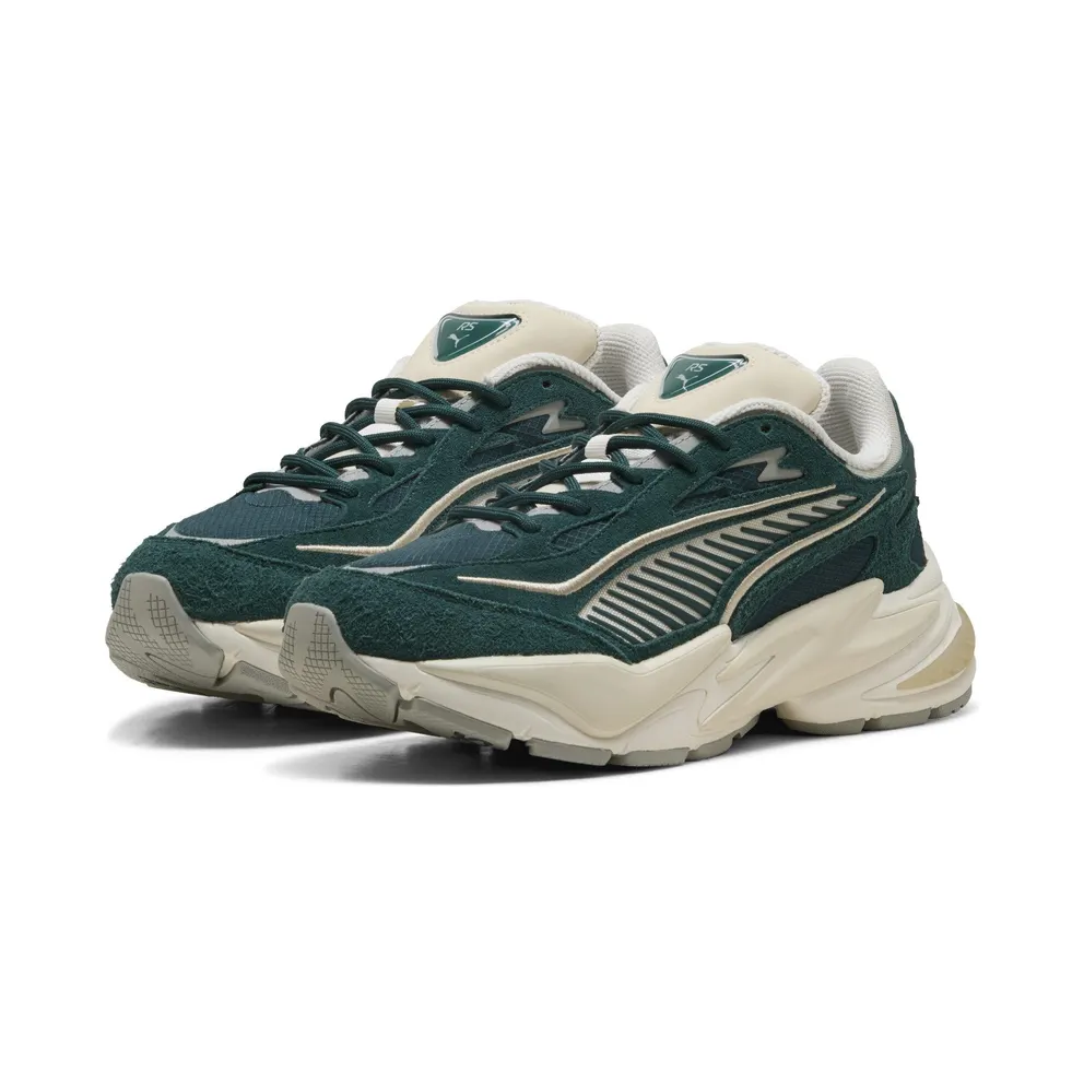 Puma RS Surge Hairy Suede “Green Terrain / Alpine Snow” (404327_01)