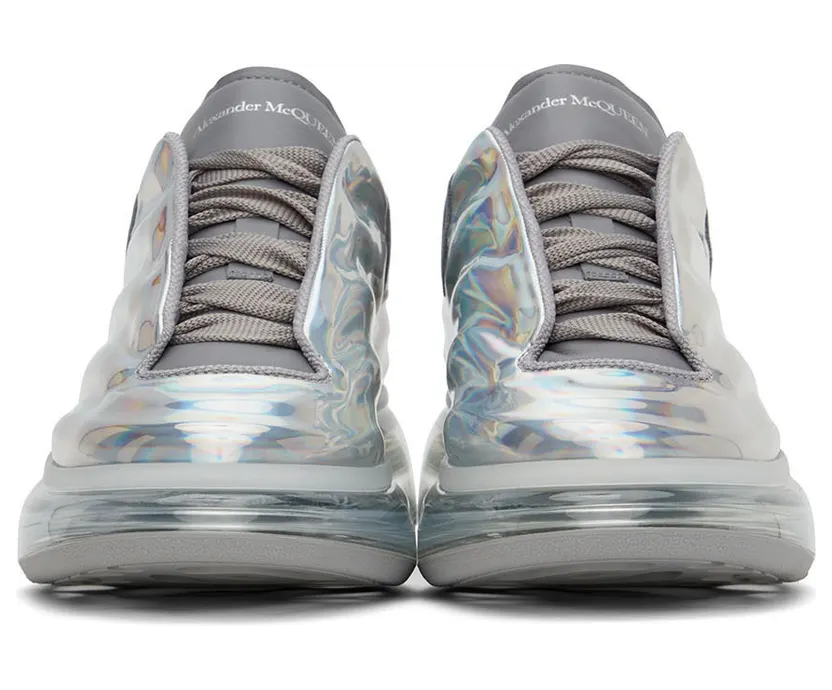 Alexander McQueen Silver Oversized Sneakers (682398W4K52) (2)