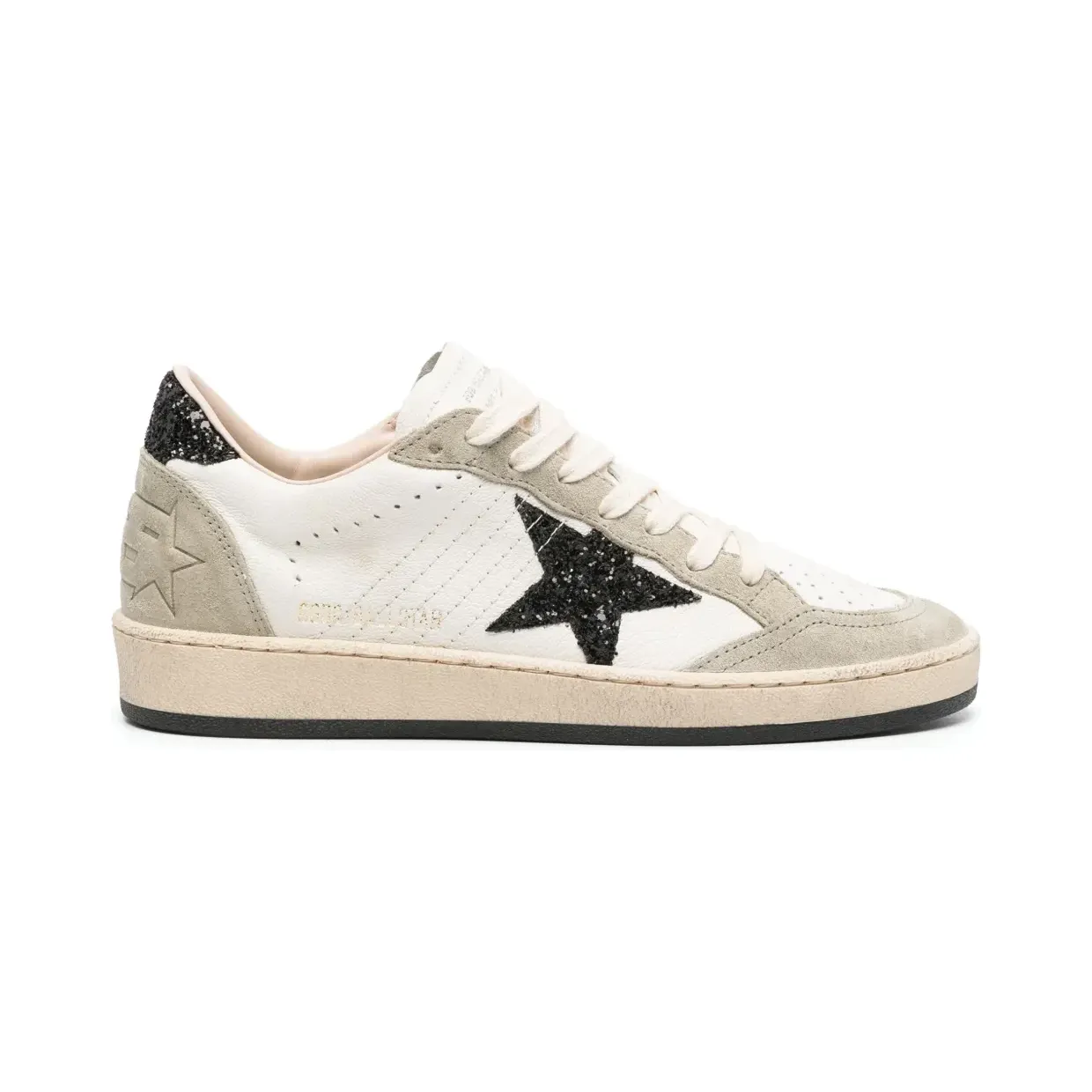 Golden Goose Ball Star leren “White” (GWF00117F005147)