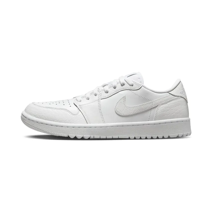 Jordan 1 Retro Low Golf White Croc “White / Pure Platinum” (DD9315-110)