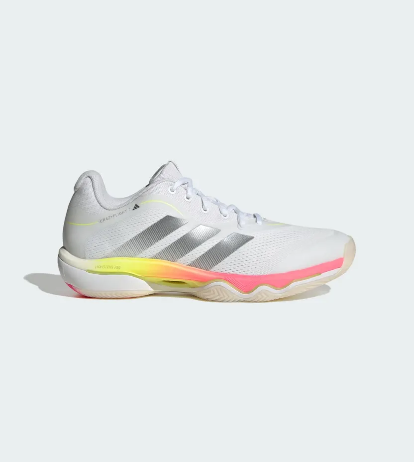 Adidas CRAZYFLIGHT 7 Cloud White / Iron Metallic / Solar Turbo (IH7270)