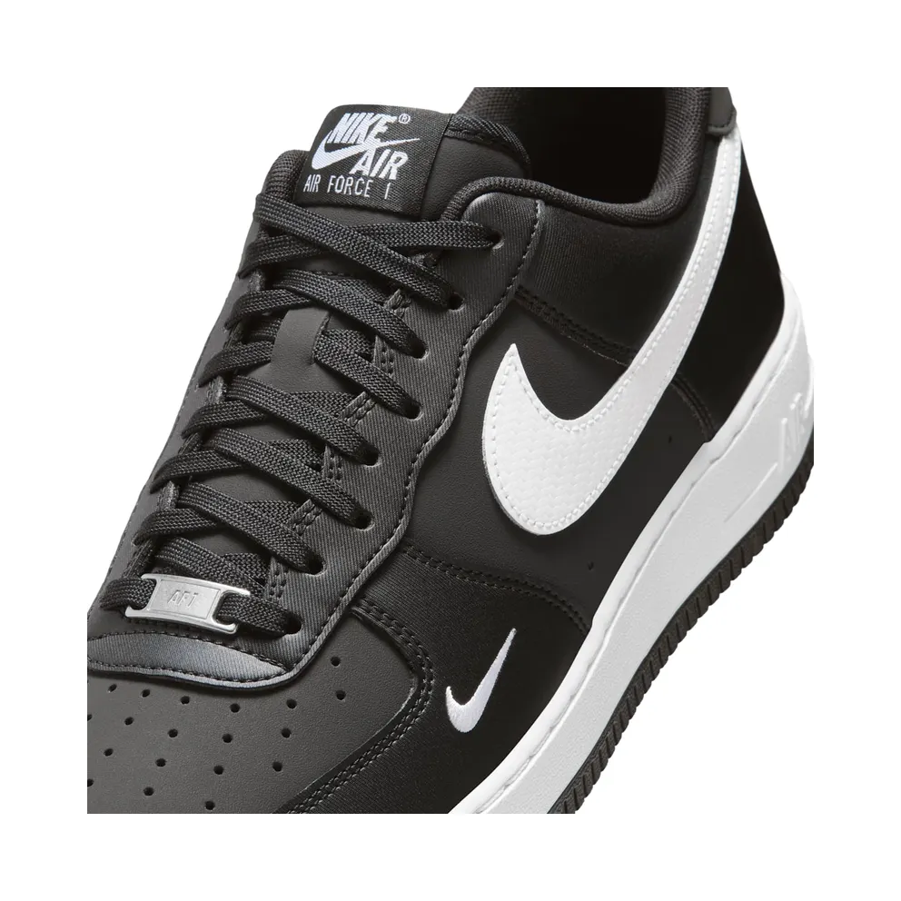 Nike Air Force 1 Low ’07 LV8 “Carbon Fiber Swoosh – Black / White” (IR5599-001)