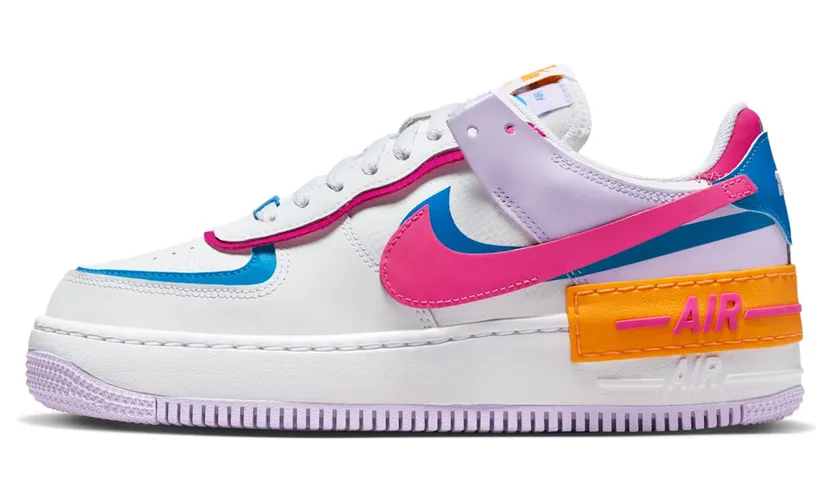 Nike Air Force 1 Shadow White Photo Blue Lilac Bloom Alchemy Pink (HF5064-100)