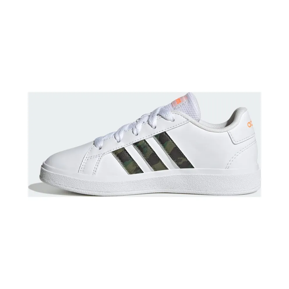adidas Grand Court Lifestyle Tennis Shoes Cloud White / Cloud White / Screaming Orange (IF2884)