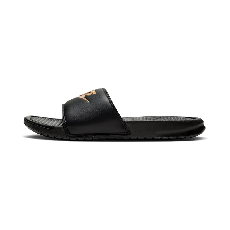 Nike Benassi Jdi Slipper “Black / Metallic Gold” (343880-016)