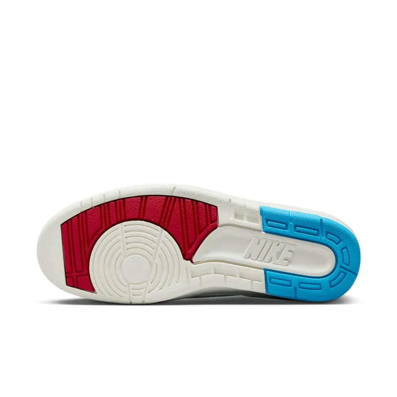 Air Jordan 2 Retro Low White/Dark Powder Blue/Sail/Gym Red (DX4401-164)