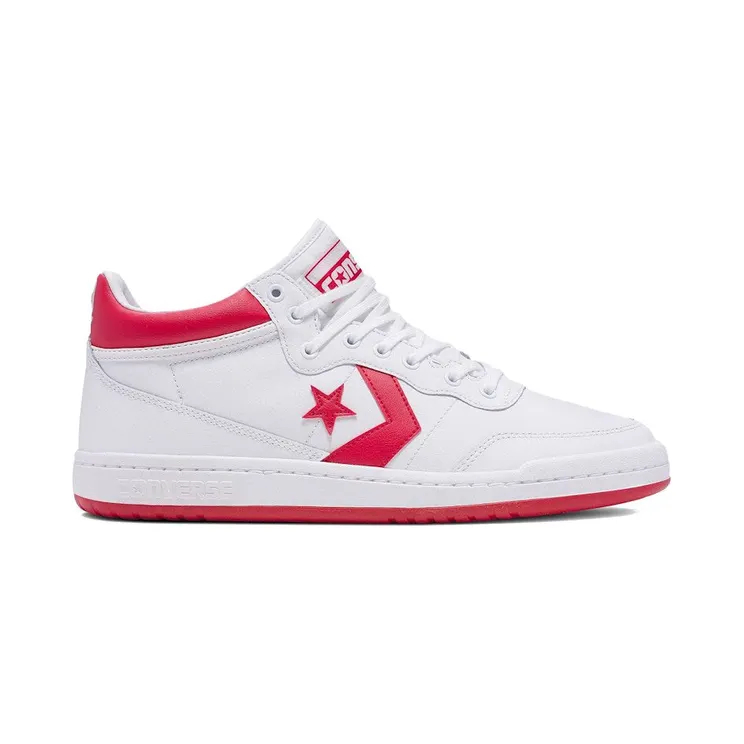 Converse Fastbreak Pro Mid White Enamel Red (A10200C)