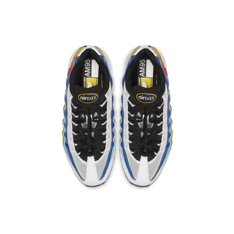 Nike Air Max 95 White University Gold (GS) White/University Gold/Teal Nebula (CJ6955-100)