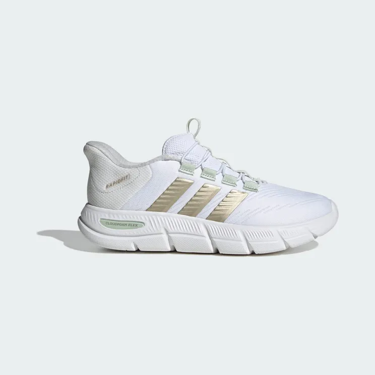 adidas Cloudfoam Flex Rapidfit “Cloud White / Cyber Metallic / Linen Green” (KJ4708)