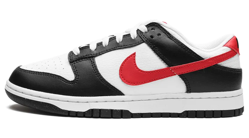 Nike Dunk Low Retro “Red Swoosh Panda” (FB3354-001)