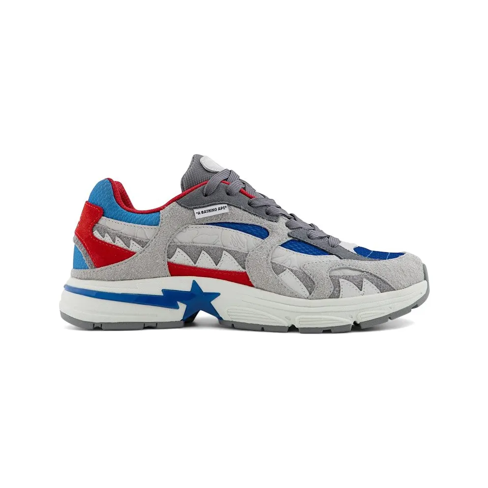 A Bathing Ape Shark Sta #2 Blue Grey Red (1L30-191-320)